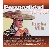 LUCHA VILLA "Personalidad" (1 CD con 20 de sus mejores exitos y 1 DVD con 12 de sus mejores videos)