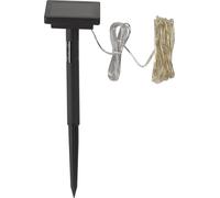 Luci - Guirlande solaire - blanc chaud - 100 LED - 11,9 m