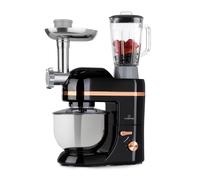 Lucia 1800W 5L Robot de Cuisine avec Hachoir Noir