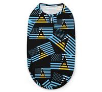 Lucia Drapeau américain 3D imprimé Chien vêtements sans Manches Doghirts Gilet Respirant débardeur pour Animaux de Compagnie Teesweat Petit
