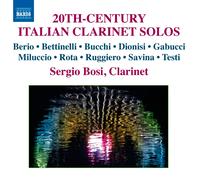 Luciano Berio 20th-century Italian Clarinet Solos (CD) Album