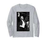 Luciano Pavarotti Chanteur d'opéra Italien par Michael Grecco Manche Longue
