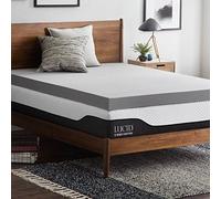 LUCID 4 pouces Surmatelas en mousse viscoélastique charbon de bambou - California King