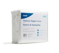 LUCID Housse Protection de surmatelas - Douce et Respirante - antidérapante, Lavable à la Machine (surmatelas Non Inclus)