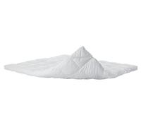 LUCID Surmatelas 140x200 cm Ultra Doux de 7,5 cm en Microfibre | Percale de Coton douce et respirante | Avec Sangles de Fixation| Oeko-Tex |Protege matelas 2 personnes