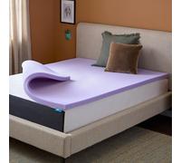 LUCID Surmatelas en Mousse à mémoire de Forme infusée de Lavande de 5,1 cm - Design ventilé - King Size