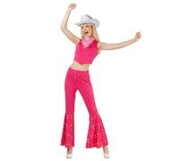 LUCIDA Déguisement complet cowboy rose sexy femme