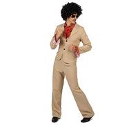 LUCIDA Déguisement Disco beige à froufrous Homme