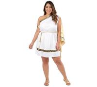 LUCIDA Déguisement grande taille déesse romaine avec cape femme