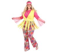 LUCIDA Déguisement grande taille hippie femme