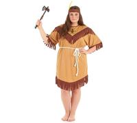LUCIDA Déguisement grande taille indienne bicolore femme