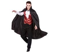 LUCIDA Déguisement vampire rouge homme Halloween