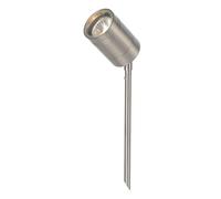 LUCIDE ARNE-LED - Spot de jardin - Ø 6,3 cm - LED - GU10-1x5W 2700K - IP44 - Chrome Dépoli