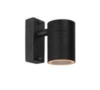 LUCIDE ARNE-LED - Spot mural/Applique mural Intérieur/Extérieur - Ø 6,3 cm - LED - GU10-1x5W 2700K - IP44 - Noir