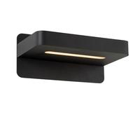 LUCIDE ATKIN - Lampe de chevet/Applique mural - LED - 1x6W 3000K - Point de rechargement USB - Noir