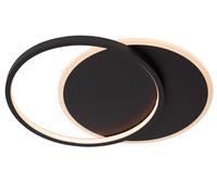 LUCIDE AXELLE - Plafonnier - Ø 29,5 cm - LED 3 StepDim - 1x24W 2700K - Noir