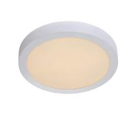 LUCIDE BRICE-LED - Plafonnier Salle de bains - Ø 30 cm - LED Dim. - 1x30W 3000K - IP44 - Blanc