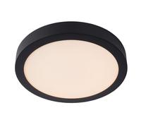 LUCIDE BRICE-LED - Plafonnier Salle de bains - Ø 30 cm - LED Dim. - 1x30W 3000K - IP44 - Noir