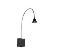 LUCIDE BUDDY - Lampe de chevet/Applique mural - LED - 1x4W 4000K - Noir