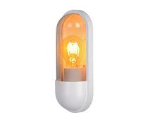 LUCIDE CAPSULE - Applique murale Intérieur/Extérieur - 1xE27 - IP54 - Blanc