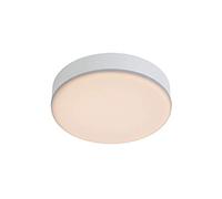 LUCIDE CERES-LED - Plafonnier Salle de bains - Ø 21,5 cm - LED Dim. - 1x30W 3000K - IP44 - Blanc