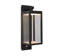 LUCIDE CLAIRETTE - Applique murale Intérieur/Extérieur - LED - 1x13W 3000K - IP54- Détecteur De Mouvement & Jour/Nuit - Anthracite