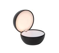 LUCIDE CLIPPER Rechargeable Table Lamp, Battery, Diameter 12 cm, LED, 1 x 2.2 W, 2700 K, Black
