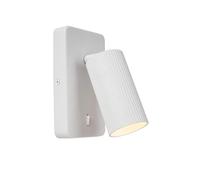 LUCIDE CLUBS - Lampe de chevet/Applique mural - 1xGU10 - Blanc