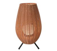 Lucide COLIN IP44 - Lampe de table Extérieur Rechargeable - Batterie - LED Dim. - 1x3W 3000K - IP44-3 StepDim - Naturel