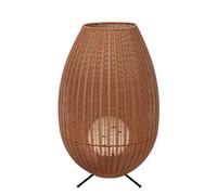 Lucide COLIN IP44 - wiederaufladbare Stehlampe Außen - Akku/Batterie - LED Dim. - 1x3W 3000K - IP44-3 StepDim - Helles Holz