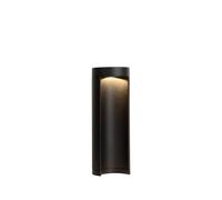 LUCIDE COMBO - Borne extérieur - Ø 9 cm - LED - 1x9W 3000K - IP54 - Noir