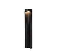 LUCIDE COMBO - Borne extérieur - Ø 9 cm - LED - 1x9W 3000K - IP54 - Noir
