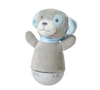 LUCIDE Dolly - Lampe de table pour chambre d'enfant - Piles - LED - 1 x 3 W 2700 K - Avec fonction musique - Gris