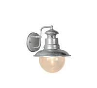 LUCIDE FIGO - Applique murale Intérieur/Extérieur - Ø 21,5 cm - 1xE27 - IP44 - Zinc