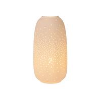 LUCIDE FLORES - Lampe de table - Ø 17,5 cm - 1xE14 - Blanc