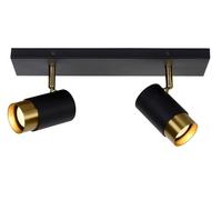 LUCIDE FLORIS - Spot plafond - 2xGU10 - Noir