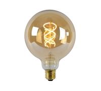 LUCIDE G125 - Ampoule filament - Ø 12,5 cm - LED Dim. - E27-1x4,9W 2200K - Ambre