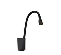 LUCIDE GALEN-LED - Lampe de chevet/Applique mural - LED - 1x3W 3000K - Noir