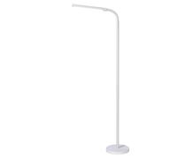 LUCIDE GILLY - Lampadaire/lampe de lecture - LED - 1x6W 2700K - Blanc