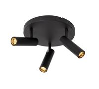 LUCIDE GRADO - Spot plafond - Ø 25 cm - 3xGU10 (MR11) - Noir