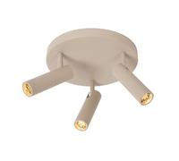 LUCIDE GRADO - Spot plafond - Ø 25 cm - 3xGU10 (MR11) - Taupe