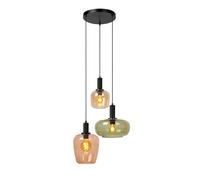 Lucide ILONA Suspension ronde à 3 sources lumineuses, E27, 45408/13/99,