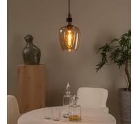 LUCIDE ILONA - Suspension - Ø 22 cm - 1xE27 - Ambre