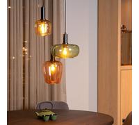 LUCIDE ILONA - Suspension - 3xE27 - Noir