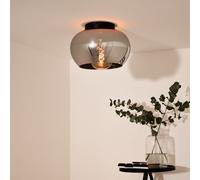 LUCIDE JUDI - Plafonnier - Ø 30,5 cm - 1xE27 - Fumé