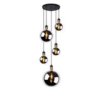 LUCIDE JULIUS - Suspension - 5xE27 - Fumé