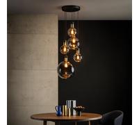 LUCIDE JULIUS - Suspension - 5xE27 - Fumé