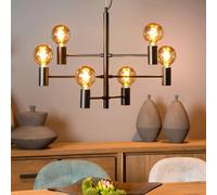 LUCIDE LEANNE - Suspension - 6xE27 - Noir