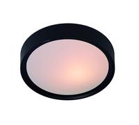 LUCIDE LEX - Plafonnier - Ø 33 cm - 2xE27 - Noir