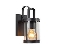 LUCIDE LINDELO - Applique murale Intérieur/Extérieur - 1xE27 - IP23 - Noir